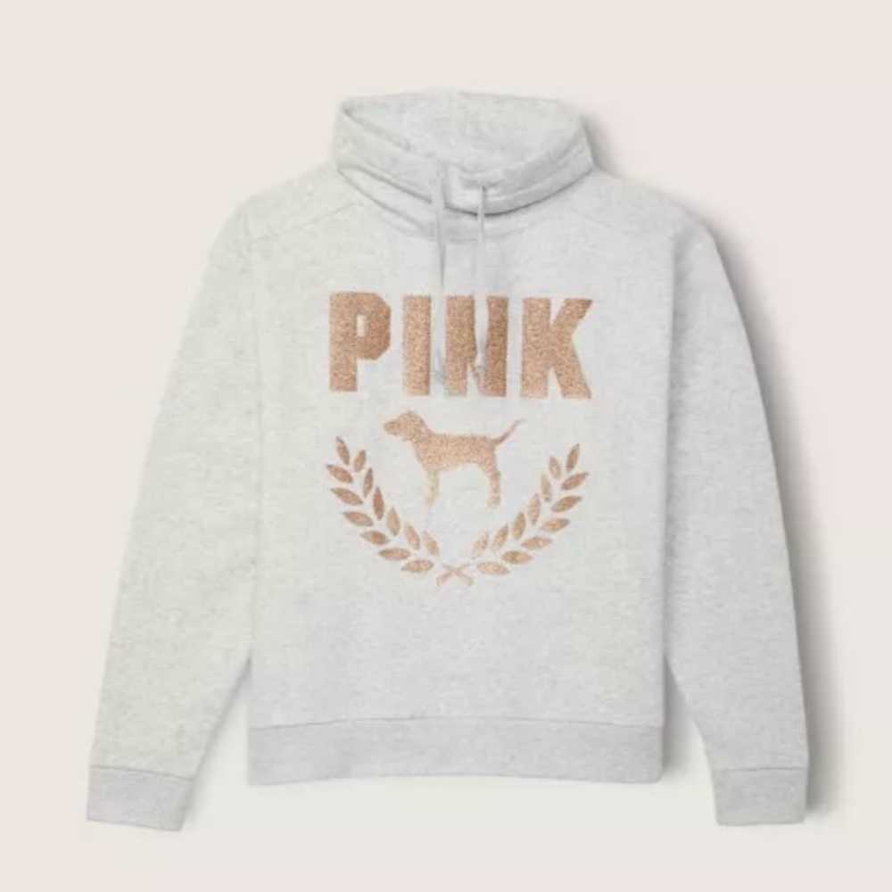 Pink Victoria’s Secret Cowl Neck Long Sleeve Sweater